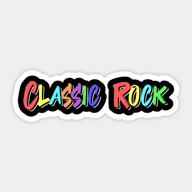 classic rock color fun Sticker by creator pintar